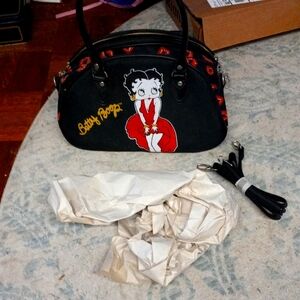 Betty Boop Hand Bag with straps. NEVER USED